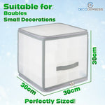 DECO EXPRESS Christmas Ornament Storage Box Christmas Decoration Storage - Get Trend