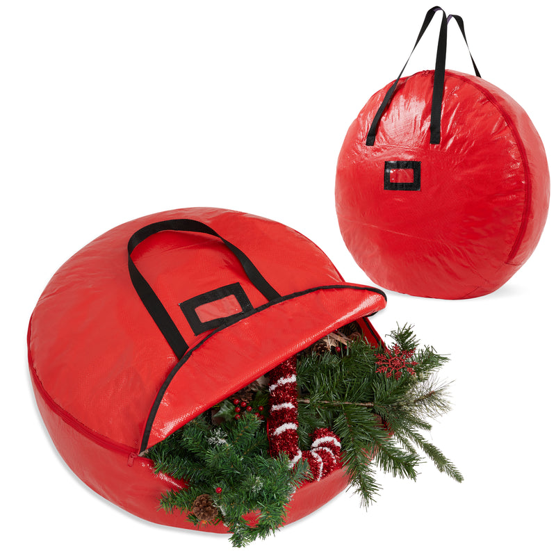 DECO EXPRESS Christmas Ornament Storage Box - Wreath Bag - Get Trend
