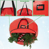 DECO EXPRESS Christmas Ornament Storage Box - Wreath Bag - Get Trend