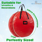 DECO EXPRESS Christmas Ornament Storage Box - Wreath Bag - Get Trend