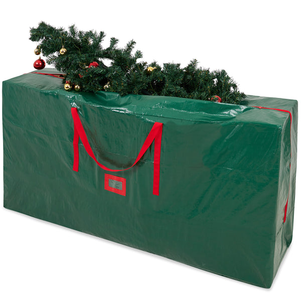 Christmas Tree Storage Bag - Zipped Christmas Storage Tree Bag - Green 160 cm