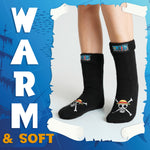 One Piece Fluffy Socks for Teenagers - Soft and Warm Slipper Socks - Get Trend