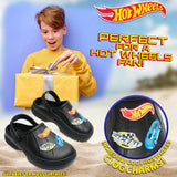 Hot Wheels Boys Clogs with Charms, Kids Summer Shoes for Garden, Beach, Pool Holiday