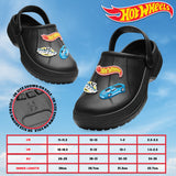 Hot Wheels Boys Clogs with Charms, Kids Summer Shoes for Garden, Beach, Pool Holiday