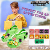 Minecraft Boys Clogs, Kids Summer Garden Shoes Removable Shoe Charms