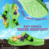 Minecraft Boys Clogs, Kids Summer Garden Shoes Removable Shoe Charms