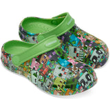 Minecraft Boys Clogs, Kids Summer Garden Shoes or Beach, Pool, Holiday Essentials
