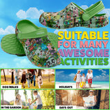 Minecraft Boys Clogs, Kids Summer Garden Shoes or Beach, Pool, Holiday Essentials