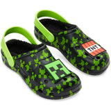 Minecraft Boys Winter Clogs Fleece Lining & Charms