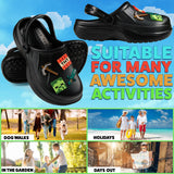 Minecraft Boys Clogs, Kids Summer Garden Shoes Removable Shoe Charms for Beach, Pool, Holiday Essentials Slip On with Strap, Gamer Gifts - Get Trend