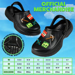 Minecraft Boys Clogs, Kids Summer Garden Shoes Removable Shoe Charms for Beach, Pool, Holiday Essentials Slip On with Strap, Gamer Gifts - Get Trend