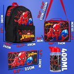 Marvel Spiderman Backpack Set 4 Pcs - Get Trend
