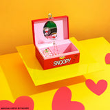 Peanuts Snoopy Musical Jewellery Box for Girls with Compartments - Girls Gifts