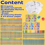 Sonic The Hedgehog Art Set for Kids Art Supplies Colouring Pens Colouring Pencils Crayons - Get Trend