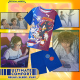Get Trend Boys Pyjamas Set Short PJs Kids Lounge Set Nightwear Soft Summer Sleepwear - Get Trend