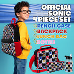 SONIC THE HEDGEHOG Backpack Set 4 Pcs - Get Trend