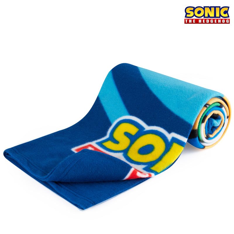 Sonic The Hedgehog Fleece Blanket for Kids, Super Soft Blanket