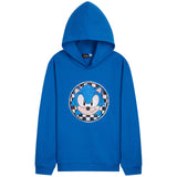 SONIC THE HEDGEHOG Hoodie for Boys Teens Shadow Knuckles Tails Warm Hooded Sweatshirt Jumper Casual Pullover