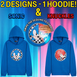 SONIC THE HEDGEHOG Boys Hoodie, Reversible Sequin Hooded Sweatshirt - Boys Gifts