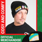 South Park Mens Beanie Hat, Winter Accessories - Gifts for Him Black - Get Trend