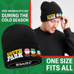 South Park Mens Beanie Hat, Winter Accessories - Gifts for Him Black - Get Trend