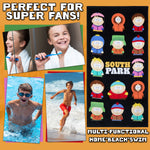 South Park Beach Towel for Adults Teens Soft Absorbent Bath Shower Gym Swimming Towel 100% Cotton Stan Kyle Cartman Kenny Holiday Essentials 140x70cm - Get Trend