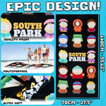 South Park Beach Towel for Adults Teens Soft Absorbent Bath Shower Gym Swimming Towel 100% Cotton Stan Kyle Cartman Kenny Holiday Essentials 140x70cm - Get Trend