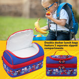 Get Trend Marvel Spidey Lunch Bag for Kids Insulated Lunch Box with Compartments