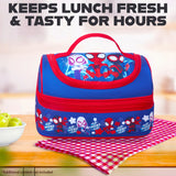 Get Trend Marvel Spidey Lunch Bag for Kids Insulated Lunch Box with Compartments