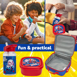 Get Trend Marvel Spidey Lunch Bag Set for Kids 3 Pcs with Snack Lunch Box