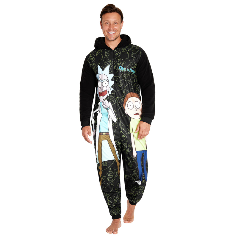 RICK AND MORTY Adult Onesie for Men - Multicolored