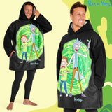 RICK AND MORTY Blanket Hoodie for Men and Teenagers - Get Trend