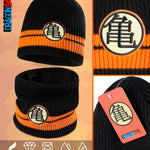 Dragon Ball Z Beanie and Snood for Men and Teenagers - Winter Hat and Neck Warmer 2 Piece Set - Get Trend
