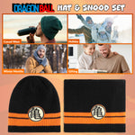 Dragon Ball Z Beanie and Snood for Men and Teenagers - Winter Hat and Neck Warmer 2 Piece Set - Get Trend