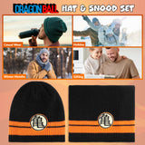 Dragon Ball Z Beanie and Snood for Men and Teenagers - Winter Hat and Neck Warmer 2 Piece Set - Get Trend