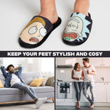 RICK AND MORTY Men's Slippers - Indoor House Shoes Teenagers Mens Sliders Size 7-12 - Get Trend