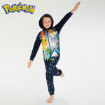 Pokemon Fleece Onesie for Boys Warm Hooded Onesie for Kids Teenagers 4-14 Years Kids - Get Trend