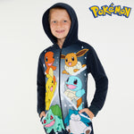 Pokemon Fleece Onesie for Boys Warm Hooded Onesie for Kids Teenagers 4-14 Years Kids - Get Trend