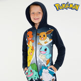 Pokemon Fleece Onesie for Boys Warm Hooded Onesie for Kids Teenagers 4-14 Years Kids - Get Trend