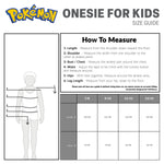 Pokemon Fleece Onesie for Boys Warm Hooded Onesie for Kids Teenagers 4-14 Years Kids - Get Trend