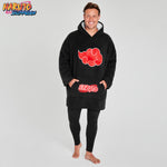 Naruto Blanket Hoodie for Men and Teenagers - Cosy Oversized Fleece Hoodie One Size - Get Trend