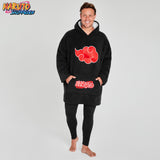 Naruto Blanket Hoodie for Men and Teenagers - Cosy Oversized Fleece Hoodie One Size - Get Trend
