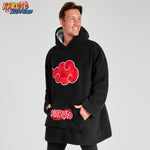 Naruto Blanket Hoodie for Men and Teenagers - Cosy Oversized Fleece Hoodie One Size - Get Trend