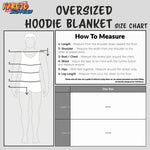 Naruto Blanket Hoodie for Men and Teenagers - Cosy Oversized Fleece Hoodie One Size - Get Trend