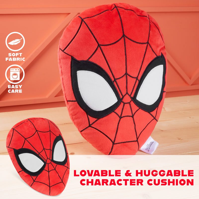 Marvel Cushions, 3D Plush Cushions for Sofa or Bed - Red Spiderman - Get Trend