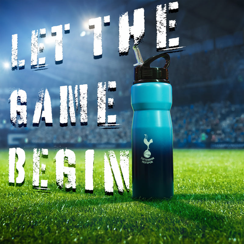 Tottenham Hotspur FC Water Bottle with Straw - Metal Water Bottle for Football Fans - Get Trend