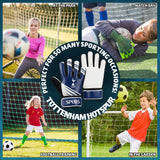 Tottenham Hotspur F.C. Goalkeeper Gloves for Kids Teenagers Non Slip Padded Palms Size 5