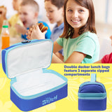 Get Trend Disney Stitch Lunch Bag for Kids Insulated Lunch Box with Compartments