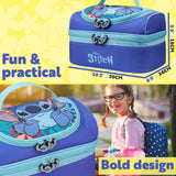 Get Trend Disney Stitch Lunch Bag for Kids Insulated Lunch Box with Compartments