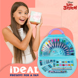 Disney Stitch Kids Art Set 40 Plus Pieces Kids Colouring Sets Travel Art Supplies for Kids